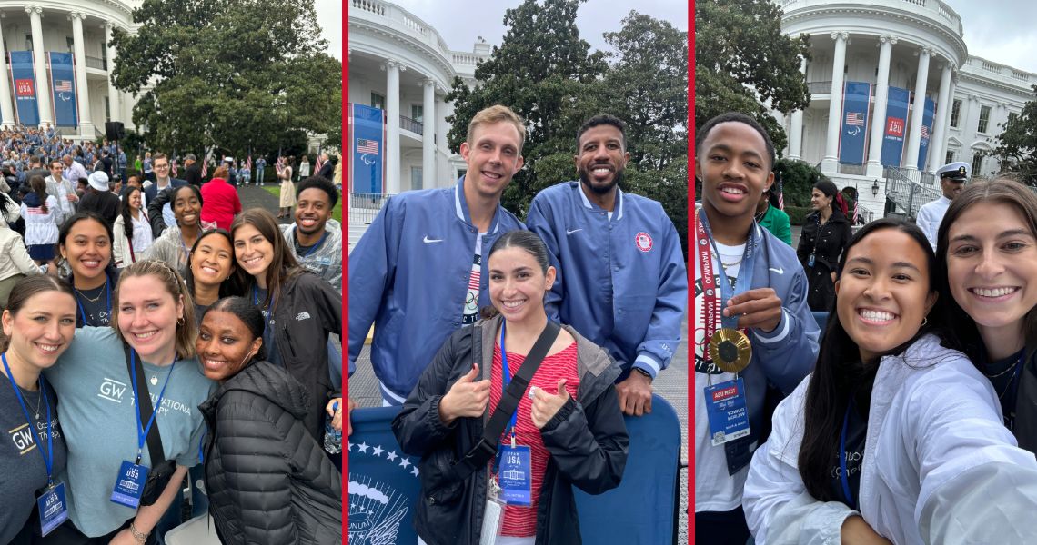 GW Occupational Therapy Students at the Celebration of the Paralympic and Olympic athletes