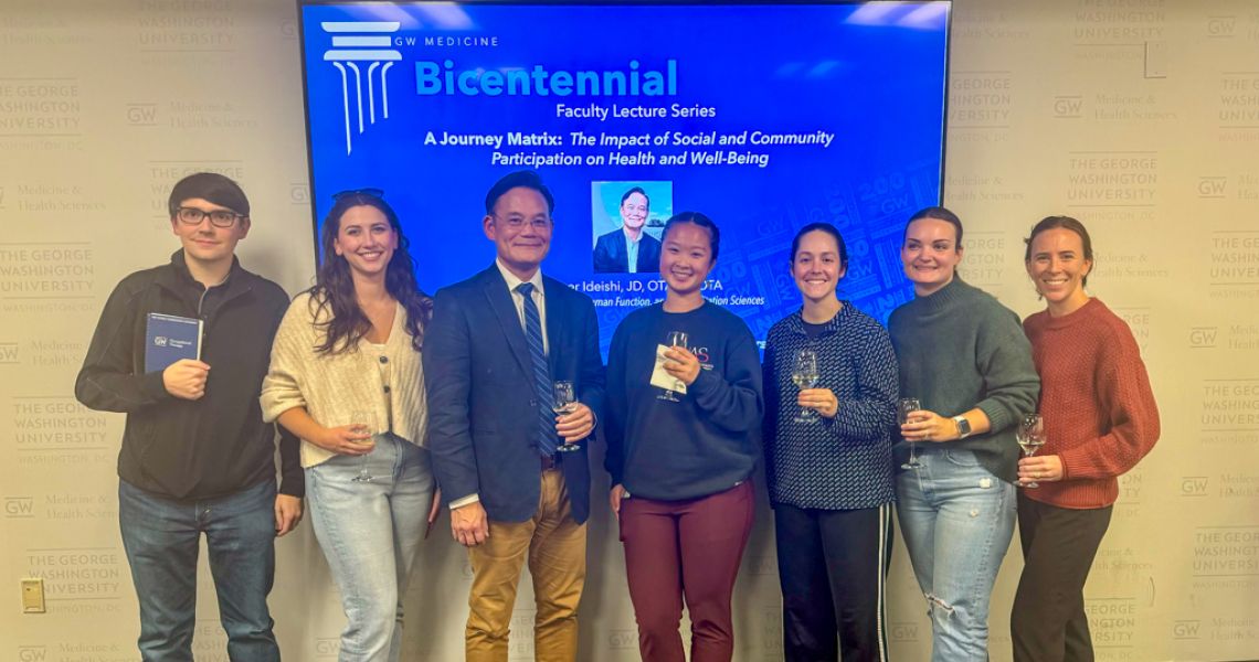 SMHS Bicentennial Faculty Series with Dr. Roger Ideishi and students from the occupational therapy and physical therapy program