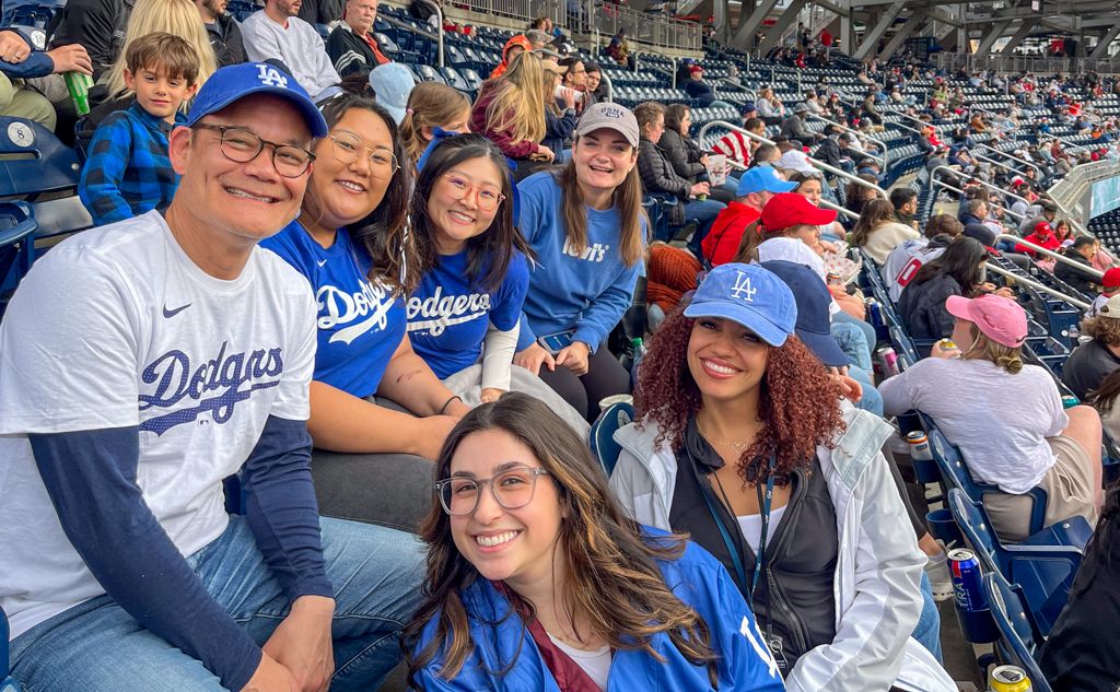 GW OT Faculty Staff and Students at Nationals Baseball Game