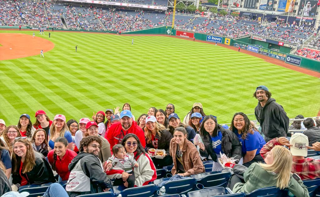 GW OT Program in front of MLB Field