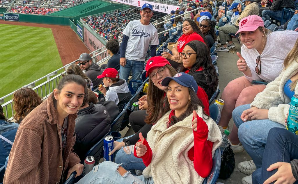 GW OT Students in front of MLB Field