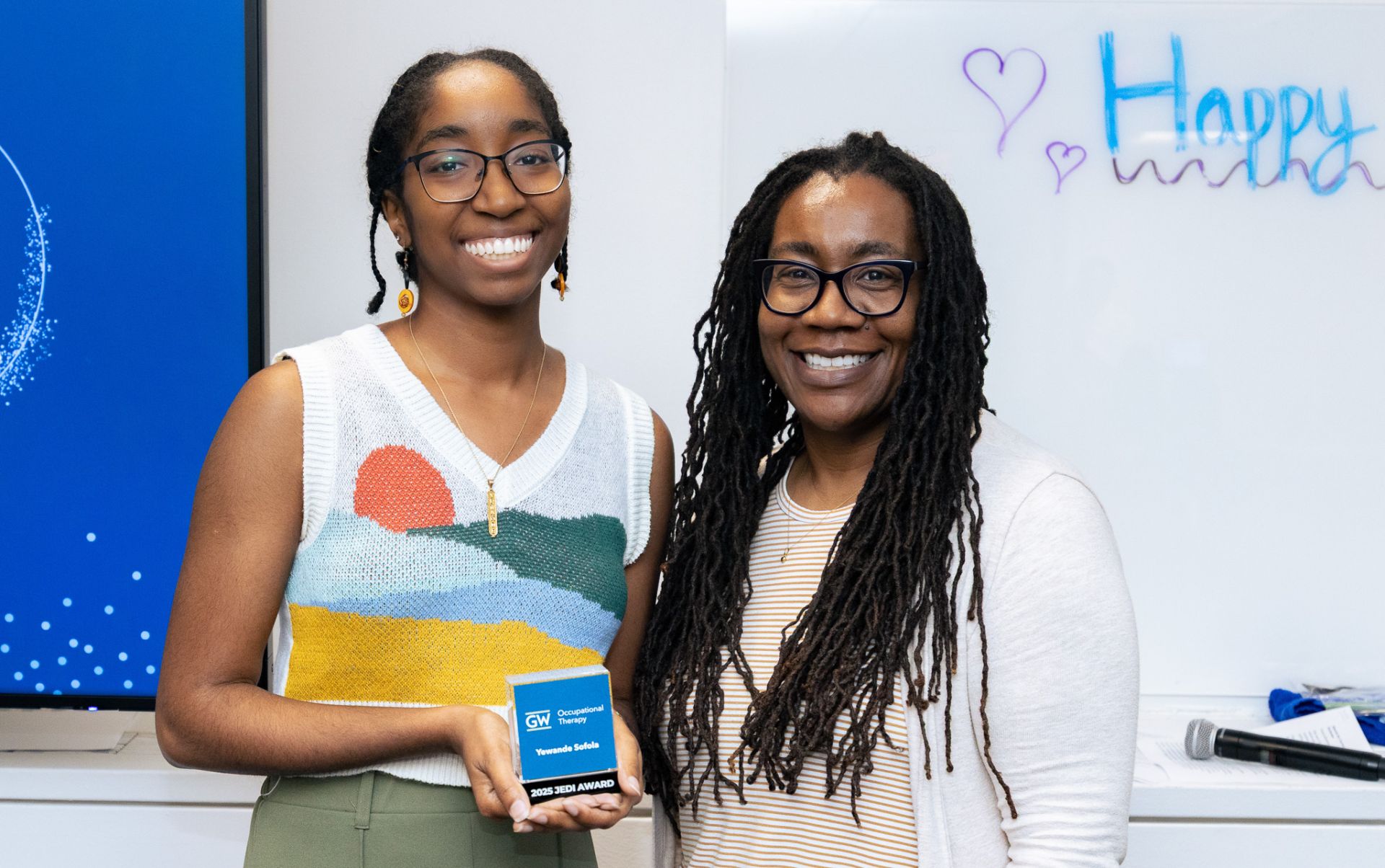 Yewande Sofola and Dr. Kellie Sawyer