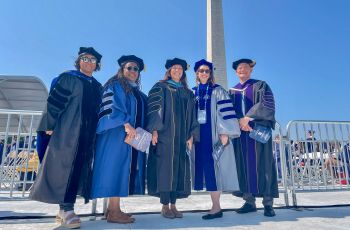 GW OT Faculty at Commencement