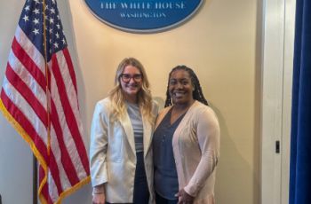 Tori Leger and Dr. Kellie Sawyer attend GAAD